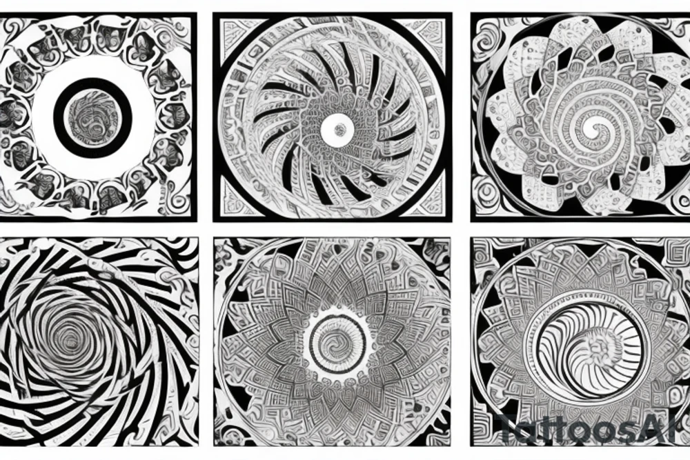 1.6180339, Fibonacci sequence tattoo idea