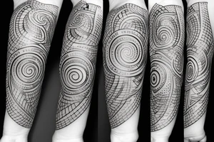 1.6180339, Fibonacci sequence spiral tattoo idea