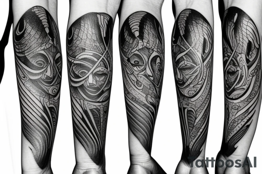 Black pride forearm tattoo idea