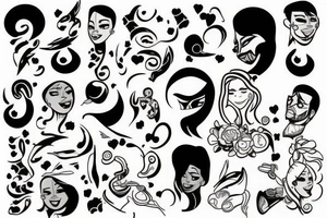 Black pride forearm tattoo idea