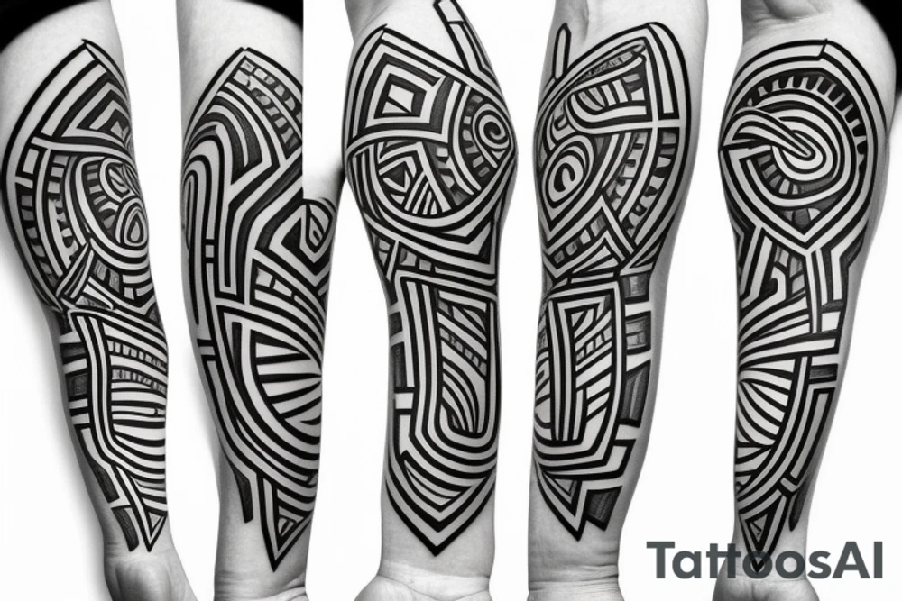 Black pride forearm tattoo idea