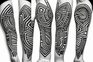 Black pride forearm tattoo idea