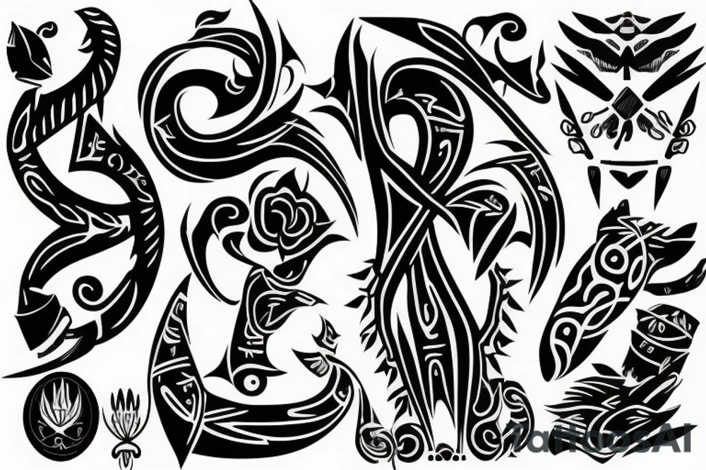Black pride forearm tattoo idea