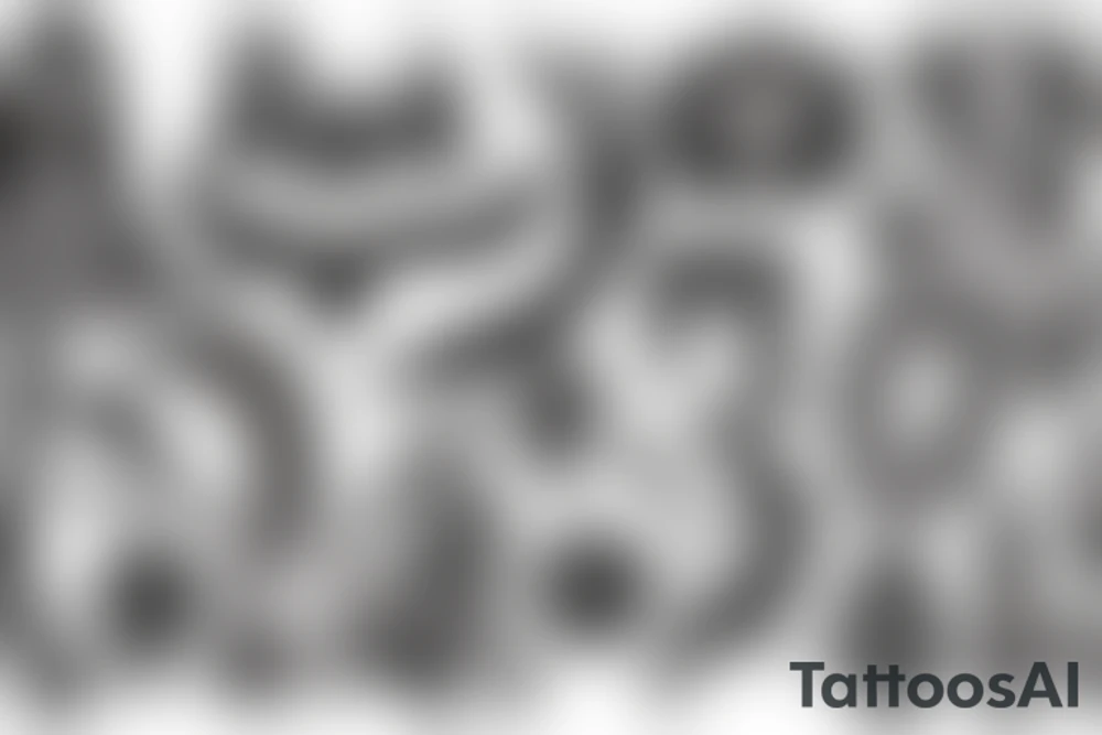 Black pride forearm tattoo idea