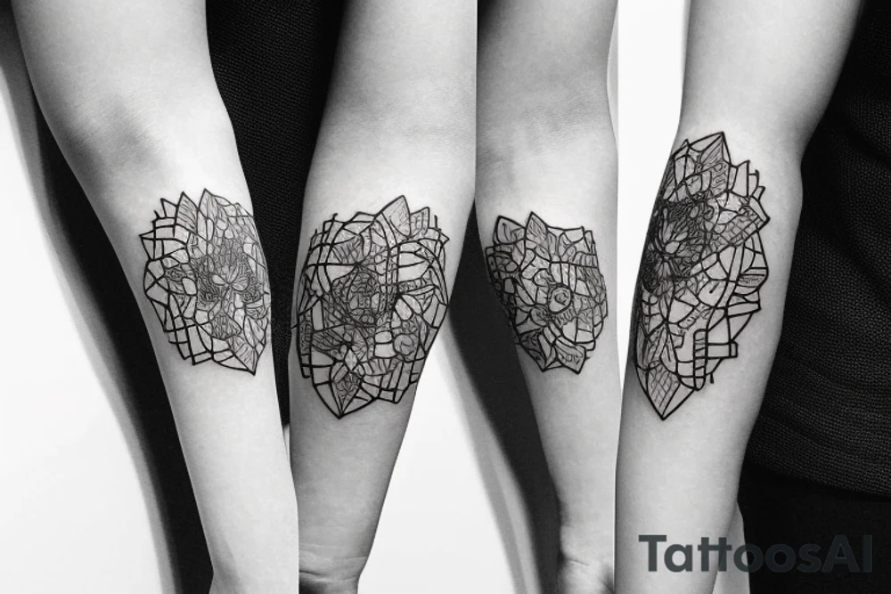 Black pride forearm tattoo idea