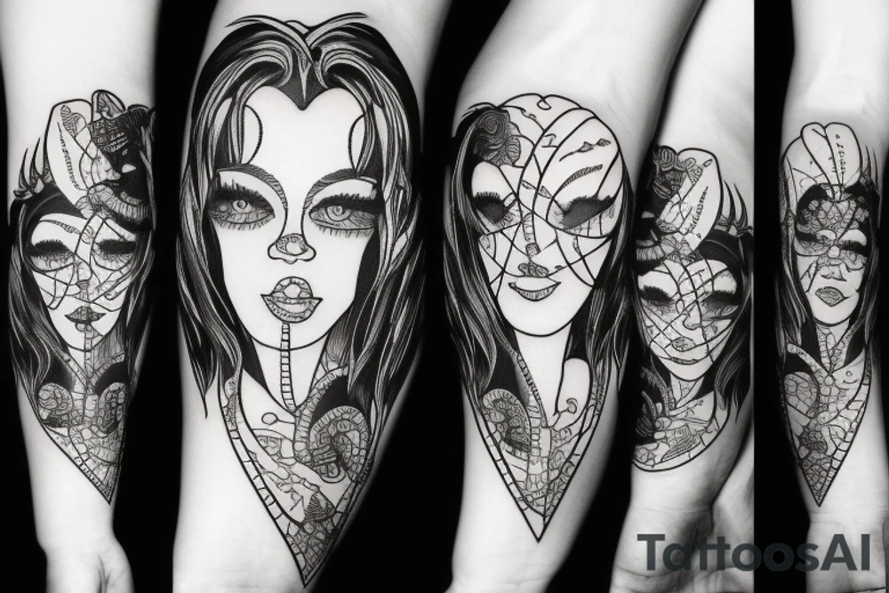 Black pride forearm tattoo idea