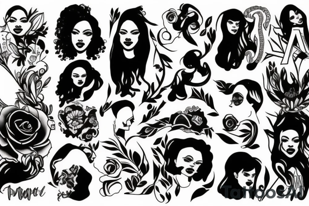 Black pride forearm tattoo idea