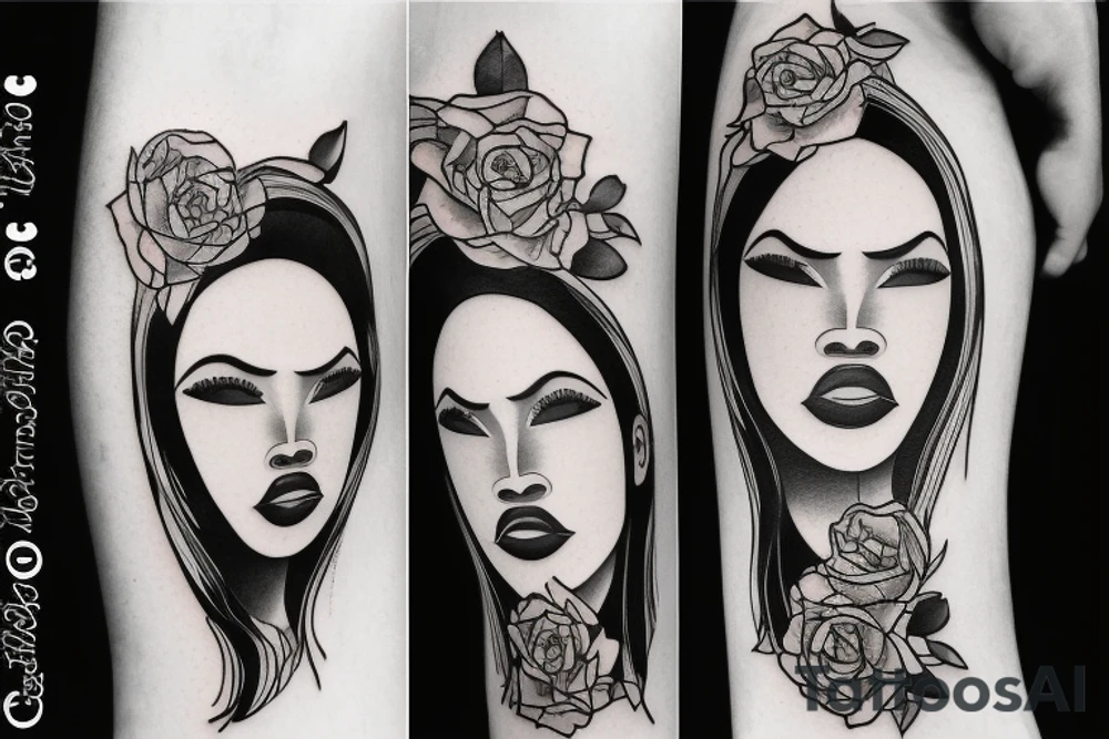 Black pride forearm tattoo idea