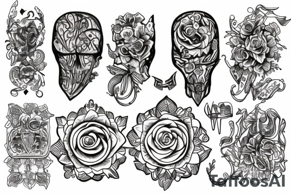 Gift box tattoo idea
