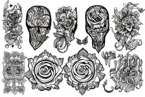 Gift box tattoo idea
