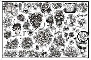 Gift box tattoo idea