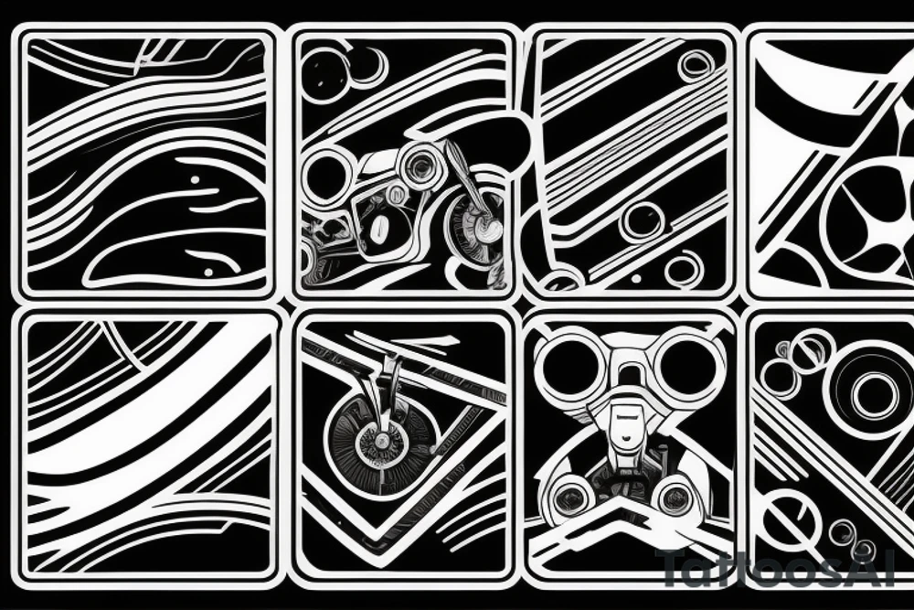 tron lightcycle tattoo idea