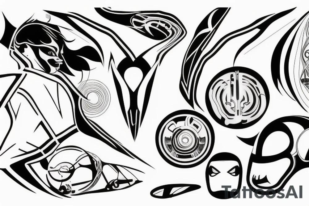 tron tattoo idea