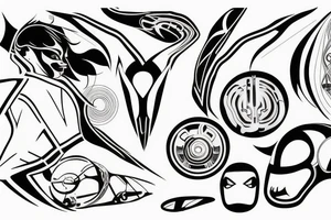 tron tattoo idea
