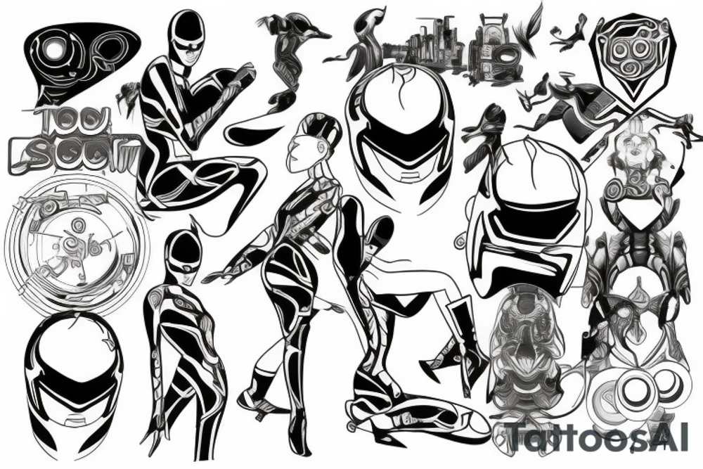 tron tattoo idea