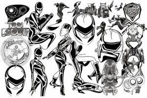 tron tattoo idea