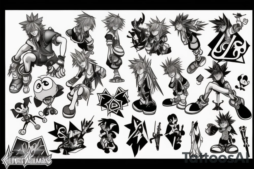 kingdom hearts tattoo idea