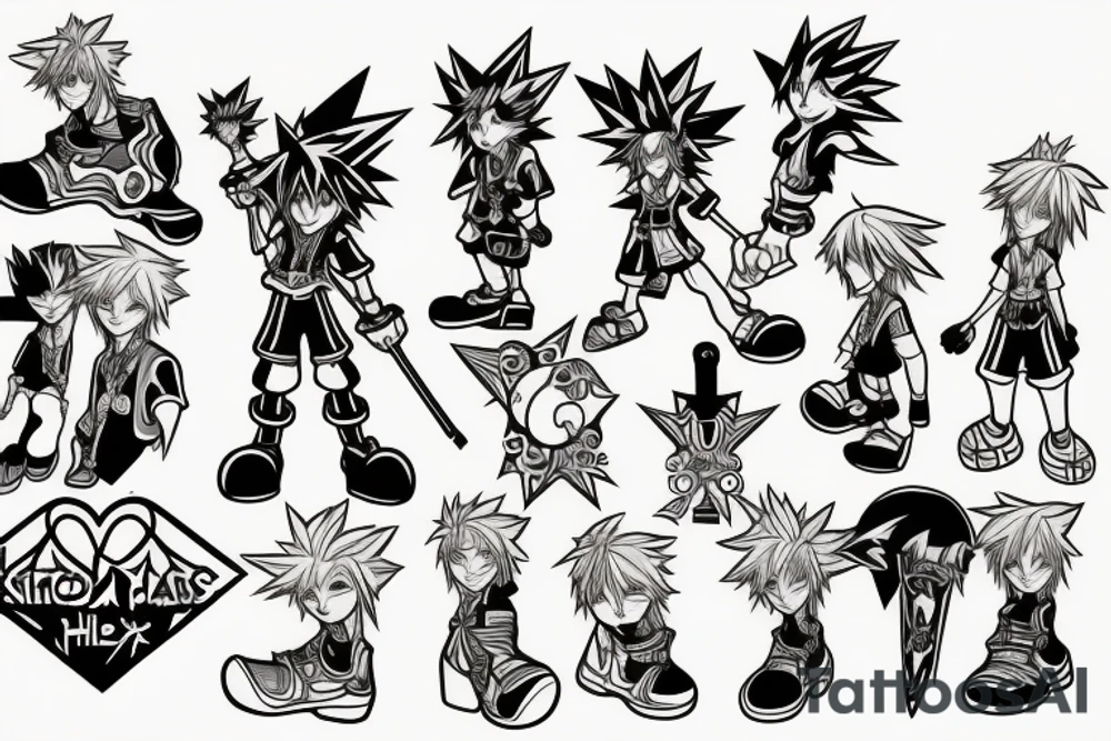 kingdom hearts tattoo idea