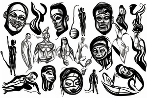 Balanced Man tattoo idea