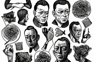 Albert Camus writing for the newspaper. tattoo idea