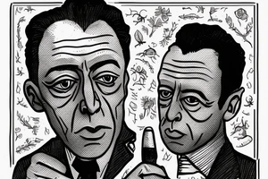 Albert Camus writing for the newspaper. tattoo idea