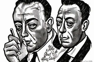 Albert Camus writing for the newspaper. tattoo idea