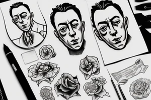 Albert Camus writing for the newspaper. tattoo idea