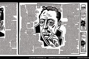 Albert Camus writing for the newspaper. tattoo idea
