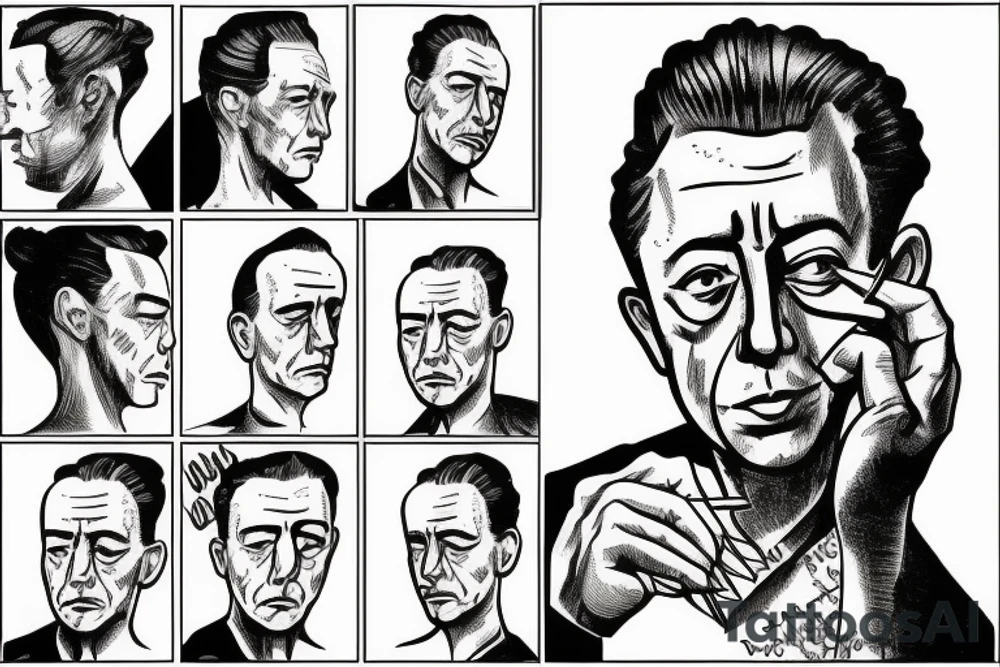 Albert Camus writing for the newspaper. tattoo idea