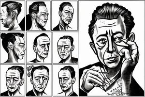 Albert Camus writing for the newspaper. tattoo idea