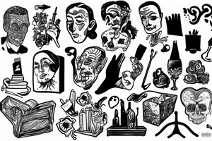 French existentialism. tattoo idea