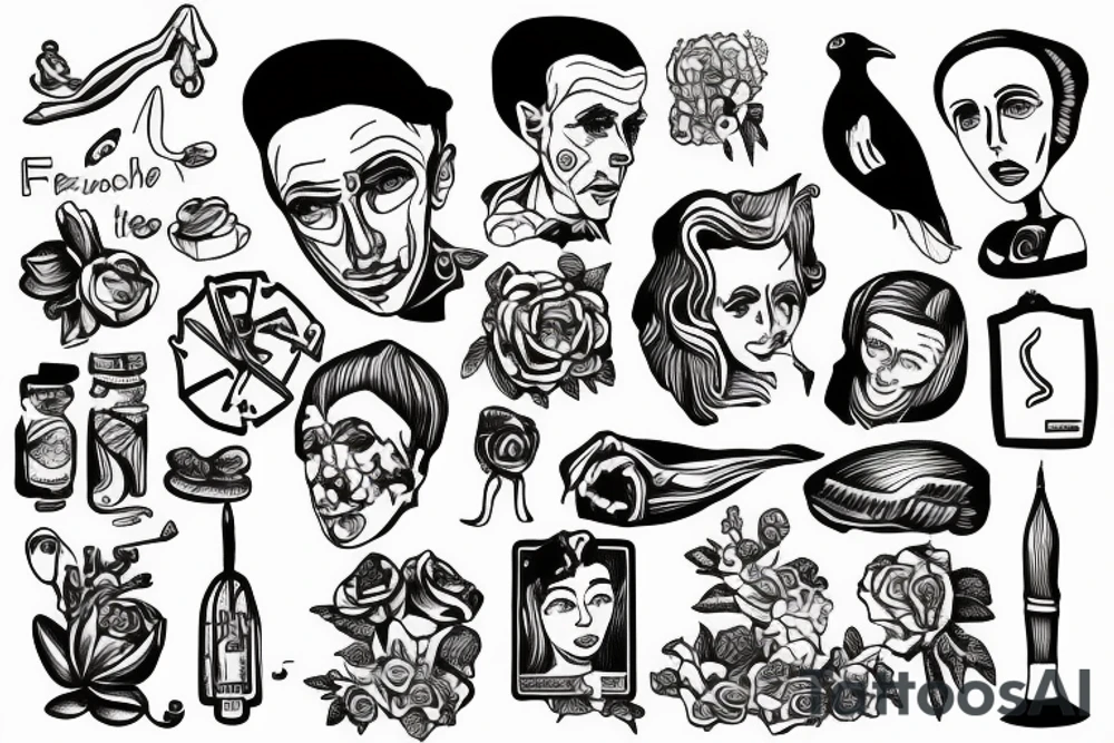 French existentialism. tattoo idea