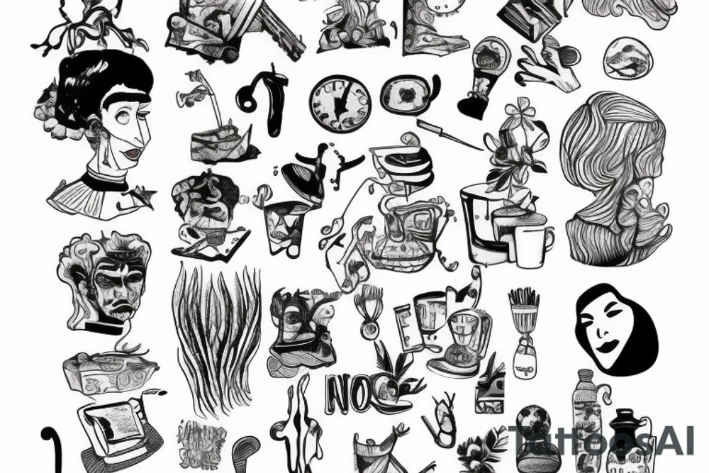 French existentialism. tattoo idea