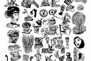 French existentialism. tattoo idea