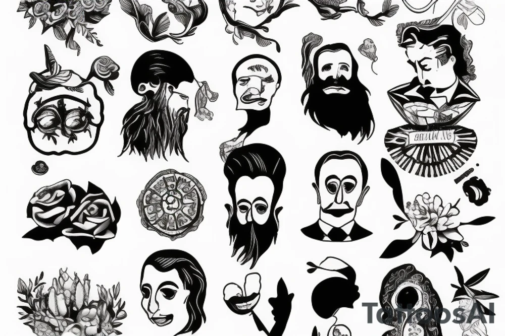 French existentialism. tattoo idea