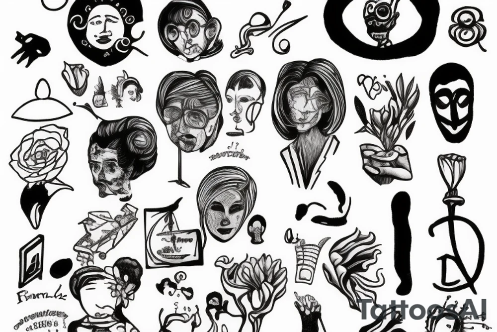 French existentialism. tattoo idea