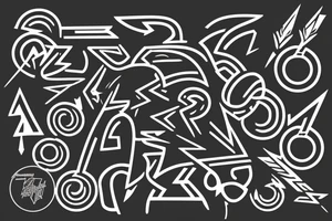 Arrow passing through bands tattoo idea