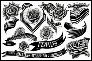 Always moving forward tattoo idea