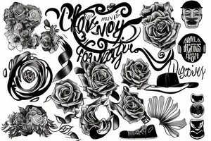 Always moving forward tattoo idea