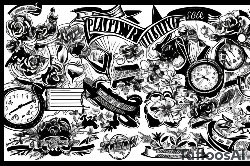 Always moving forward tattoo idea