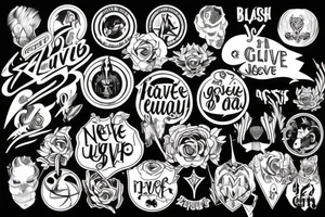 Never give up tattoo idea