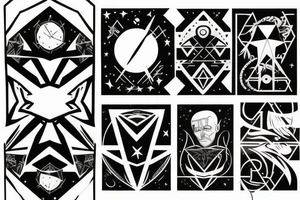 Star track to hell tattoo idea