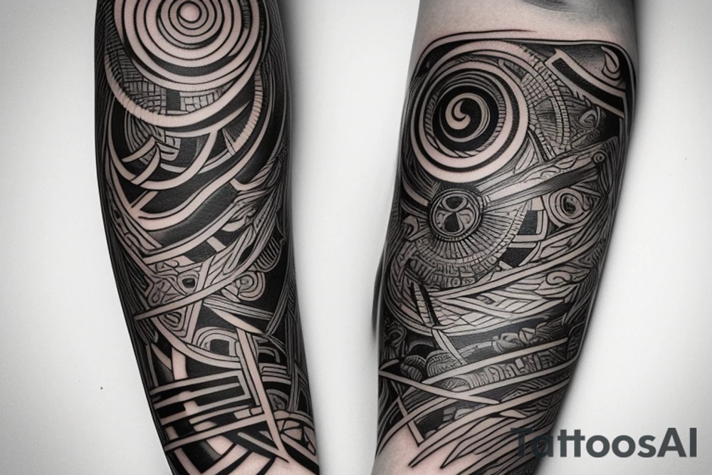 Night sky long tattoo on the rib tattoo idea