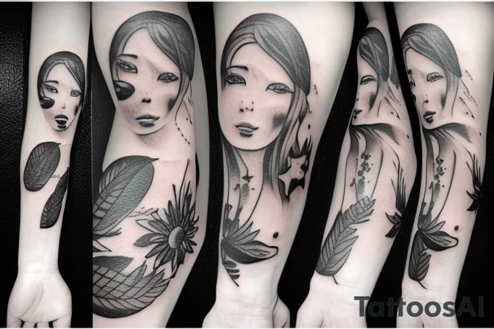 Milky way tattoo idea