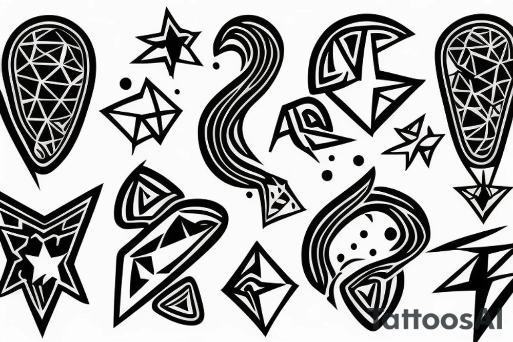 Milky way tattoo idea