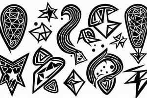 Milky way tattoo idea