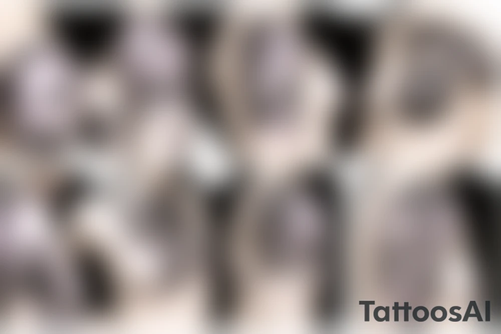 Milky way under breast tattoo idea