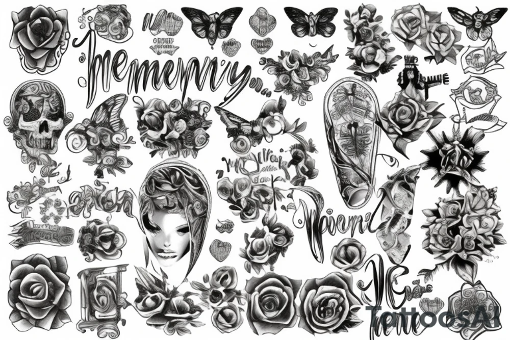 memento vivere tattoo idea