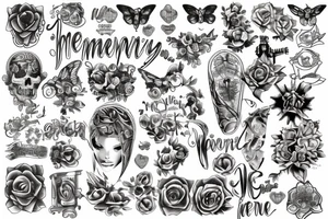 memento vivere tattoo idea