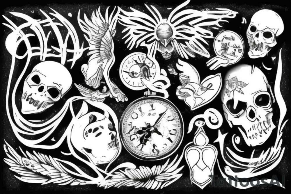 memento vivere tattoo idea